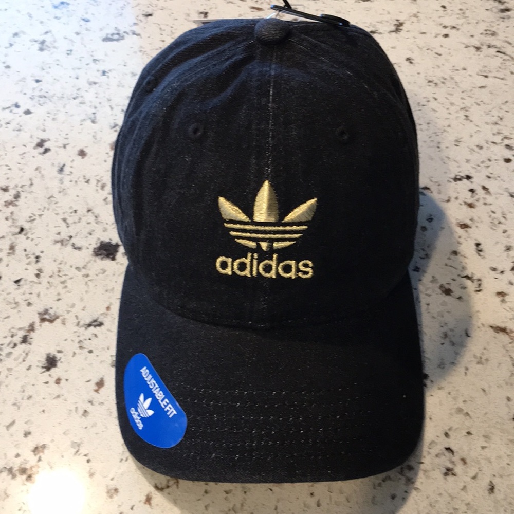 ❤️BACK BY DEMAND!!!❤️ Adidas Black Denim Hat.